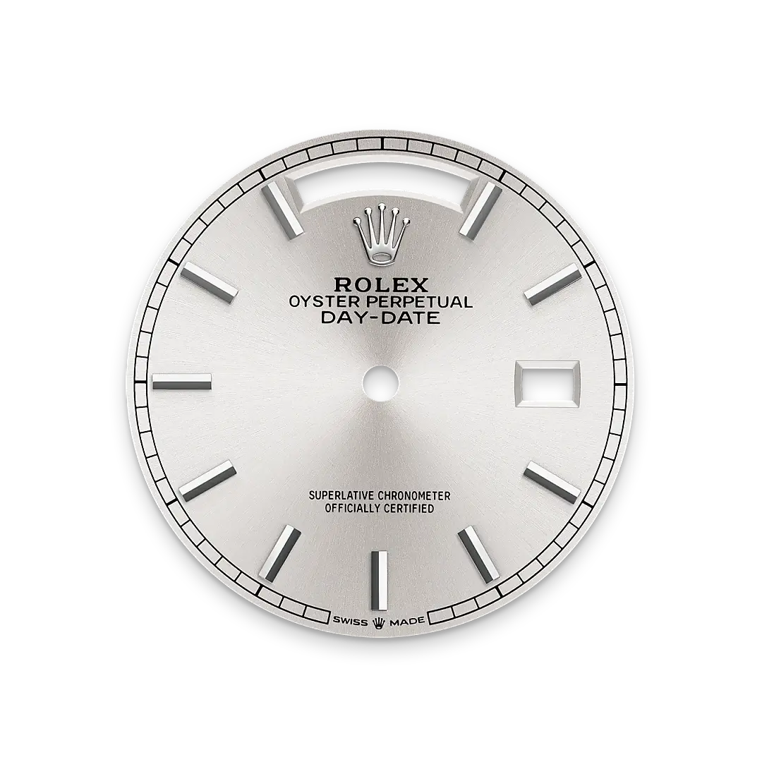 Rolex Day-Date in 18 ct white gold, M128239-0005 - Watch Palace