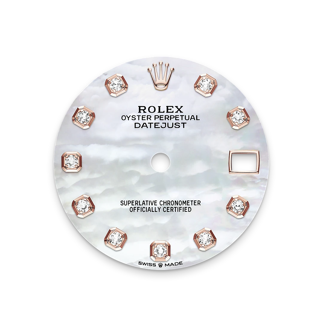 Rolex Datejust in 18 ct Everose gold, M278285RBR-0005 - Watch Palace