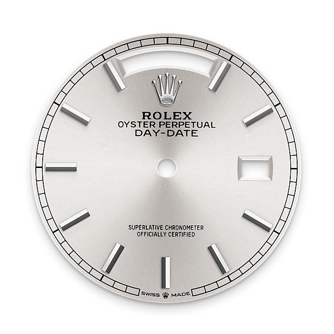 Rolex Day-Date in 18 ct white gold, M128239-0005 - Watch Palace