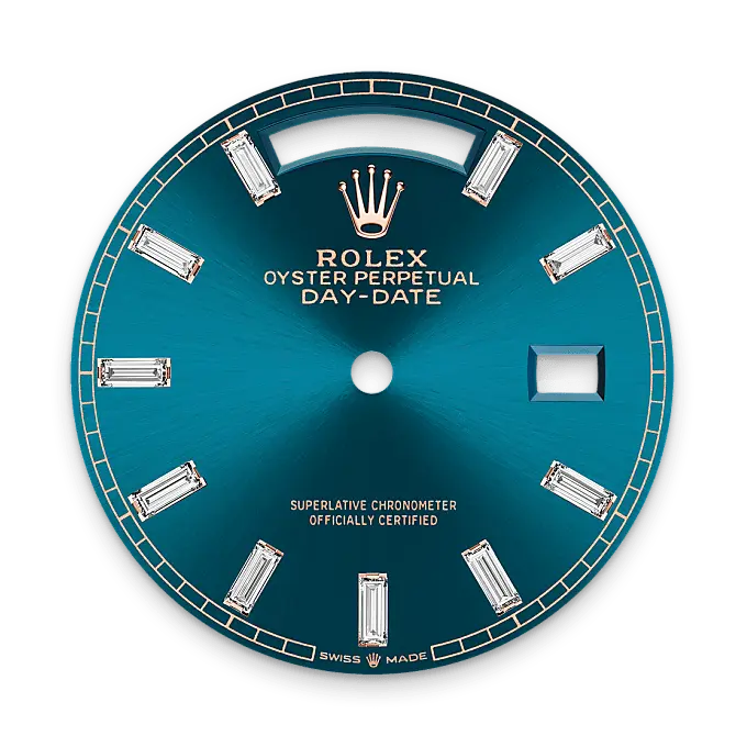 Rolex Day-Date in 18 ct Everose gold, M128395TBR-0032 - Watch Palace