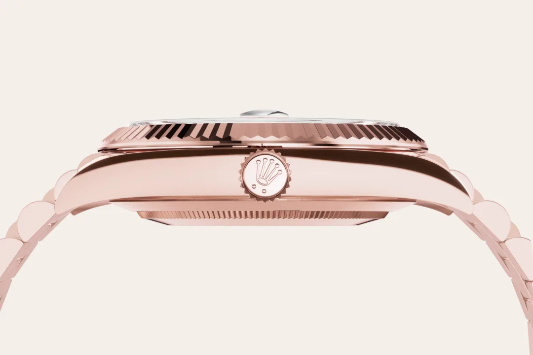 Rolex Day-Date in 18 ct Everose gold, M228235-0055 - Watch Palace