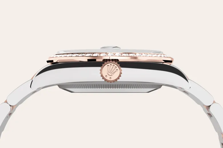 Rolex Datejust in Everose Rolesor - combination of Oystersteel and Everose gold, M126281RBR-0016 - Watch Palace