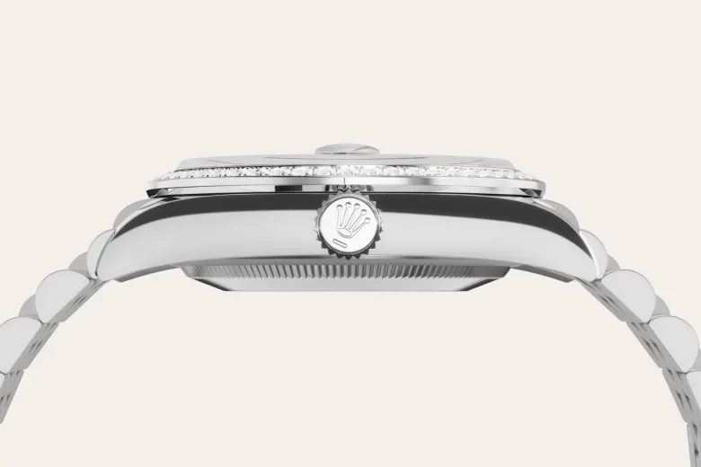 Rolex Datejust in White Rolesor - combination of Oystersteel and white gold, M126284RBR-0011 - Watch Palace