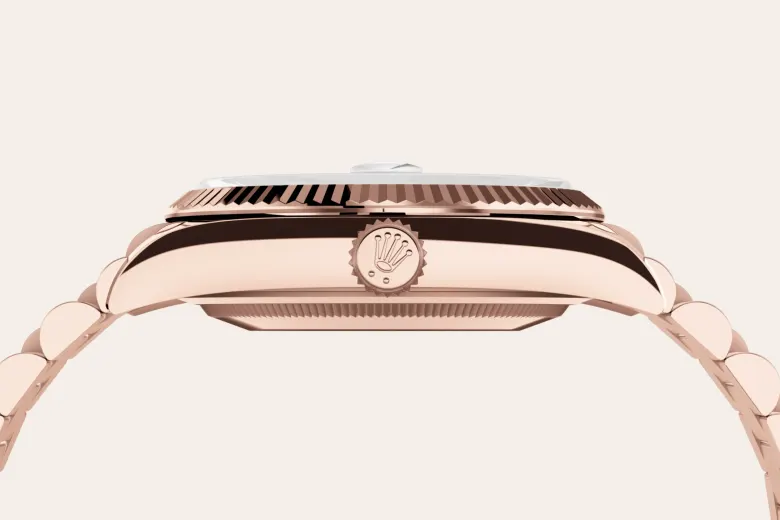 Rolex Day-Date in 18 ct Everose gold, M128235-0009 - Watch Palace
