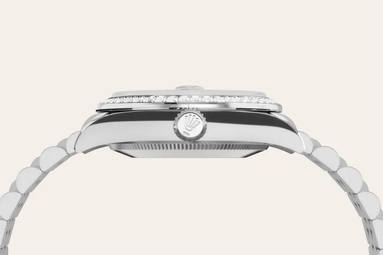 Rolex Datejust in White Rolesor - combination of Oystersteel and white gold, M278384RBR-0008 - Watch Palace