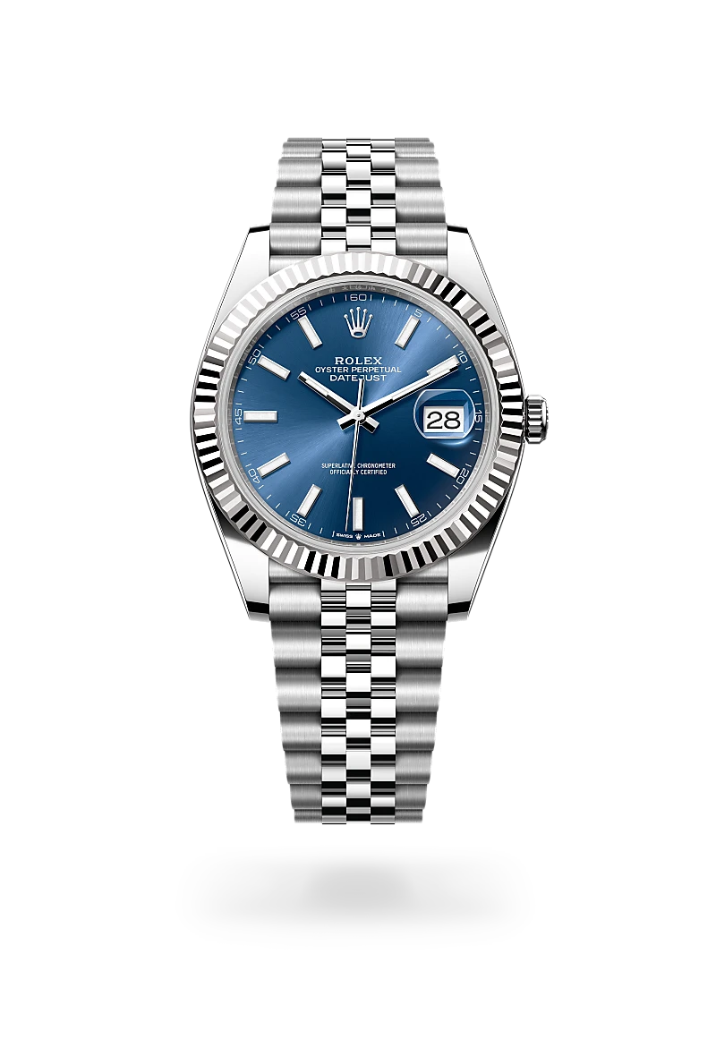 Rolex Datejust in White Rolesor - combination of Oystersteel and white gold, M126334-0002 - Watch Palace