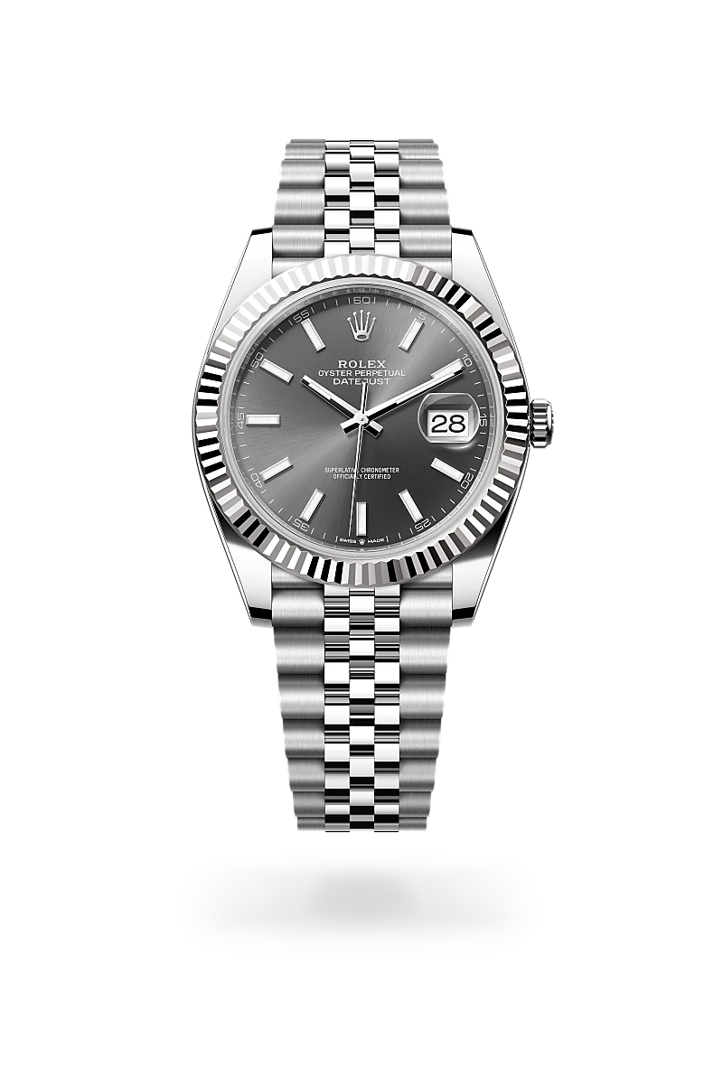 Rolex Datejust in White Rolesor - combination of Oystersteel and white gold, M126334-0014 - Watch Palace