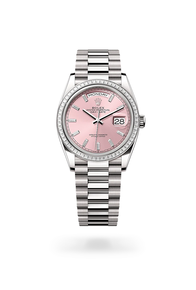 Rolex Day-Date in 18 ct white gold, M128399TBR-0029 - Watch Palace