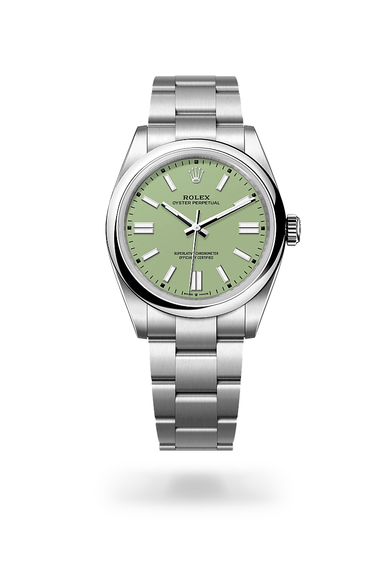 Rolex Oyster Perpetual in Oystersteel, M134300-0006 - Watch Palace