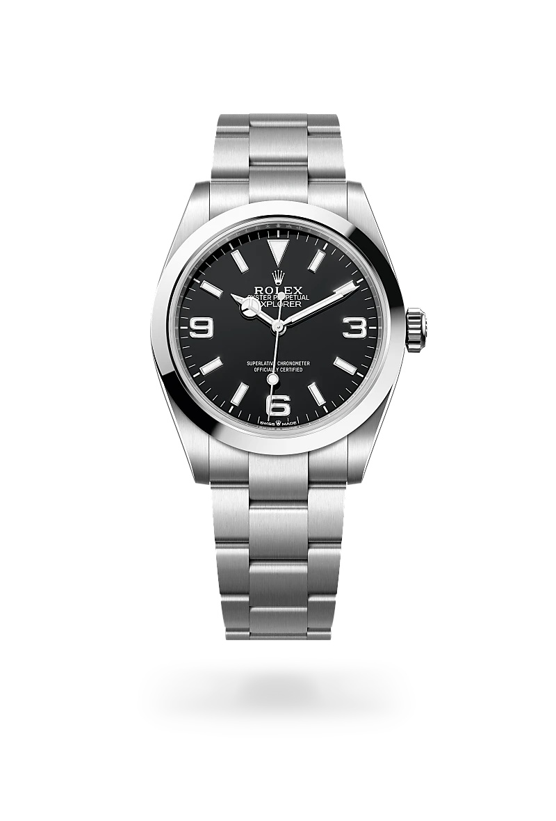Rolex Explorer in Oystersteel, M224270-0001 - Watch Palace