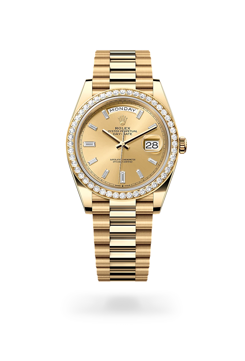 Rolex Day-Date in 18 ct yellow gold, M228348RBR-0002 - Watch Palace