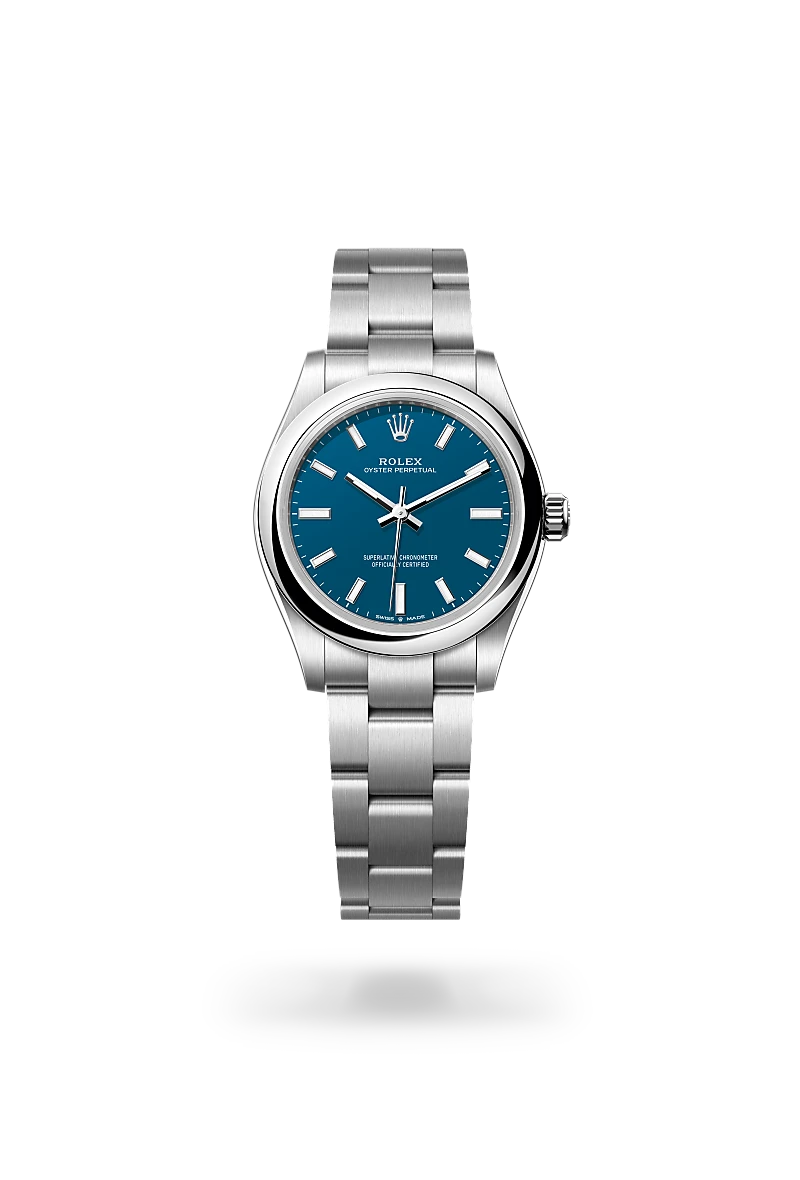 Rolex Oyster Perpetual in Oystersteel, M277200-0017 - Watch Palace