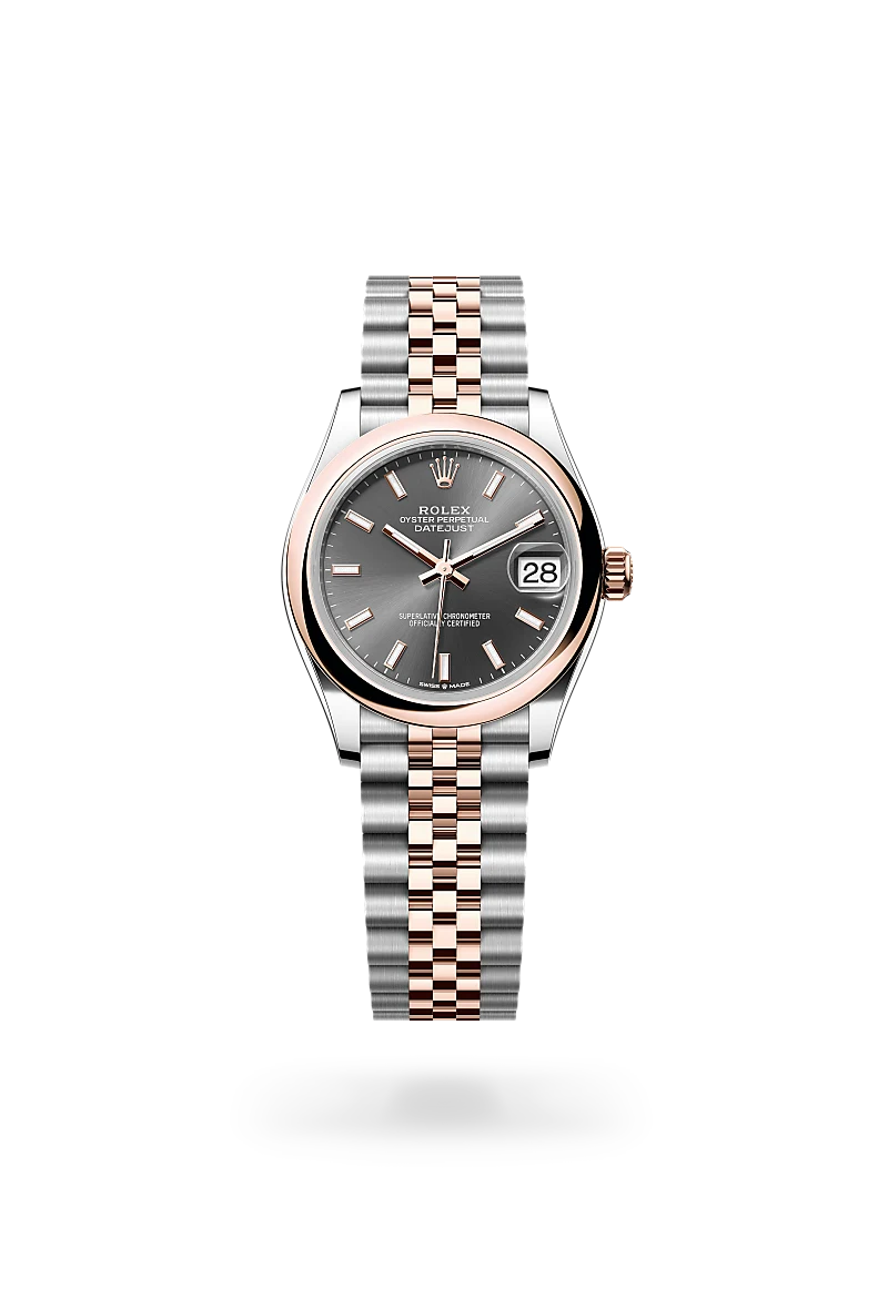 Rolex Datejust in Everose Rolesor - combination of Oystersteel and Everose gold, M278241-0018 - Watch Palace