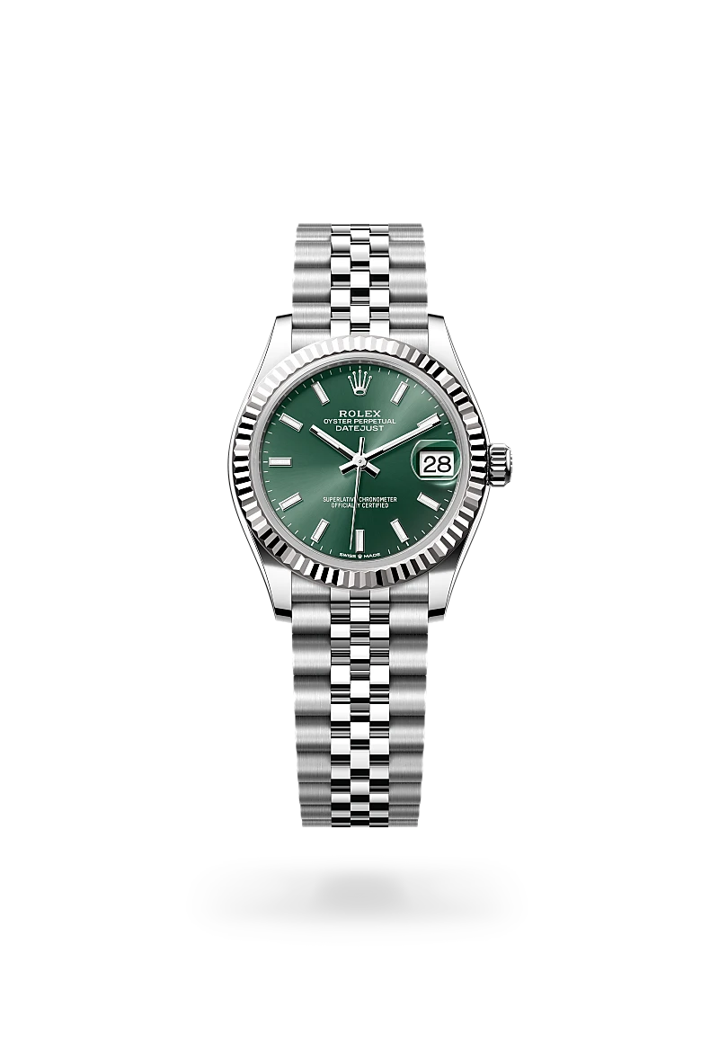 Rolex Datejust in White Rolesor - combination of Oystersteel and white gold, M278274-0018 - Watch Palace