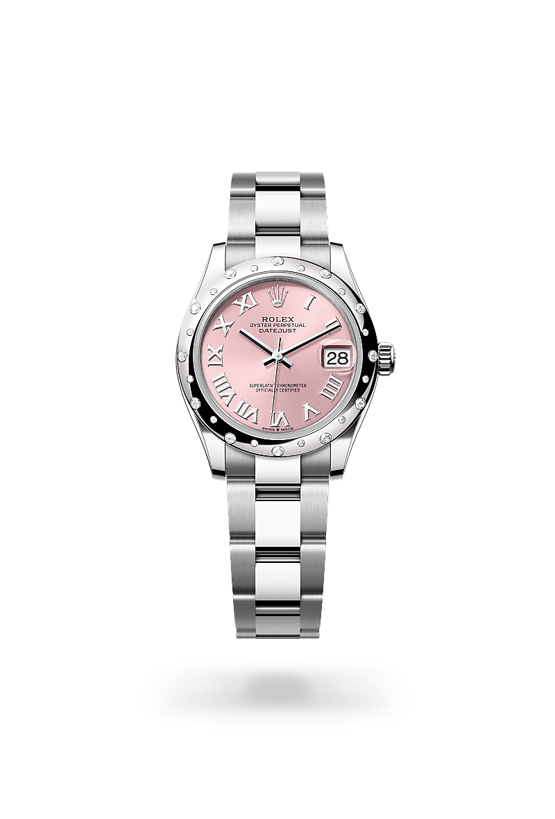 Rolex Datejust in White Rolesor - combination of Oystersteel and white gold, M278344RBR-0021 - Watch Palace