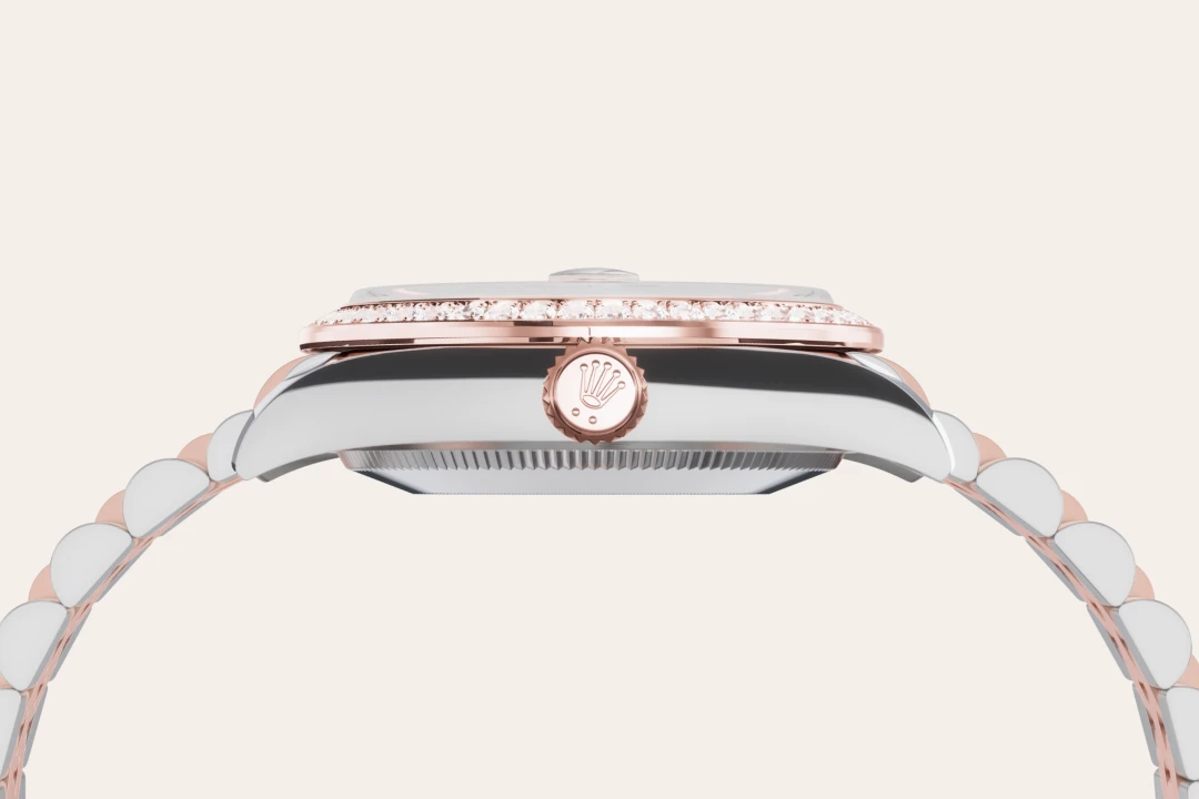 Rolex Datejust in Everose Rolesor - combination of Oystersteel and Everose gold, M278381RBR-0028 - Watch Palace