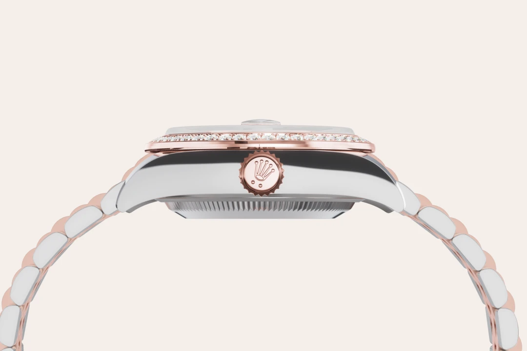 Rolex Lady-Datejust in Everose Rolesor - combination of Oystersteel and Everose gold, M279381RBR-0015 - Watch Palace