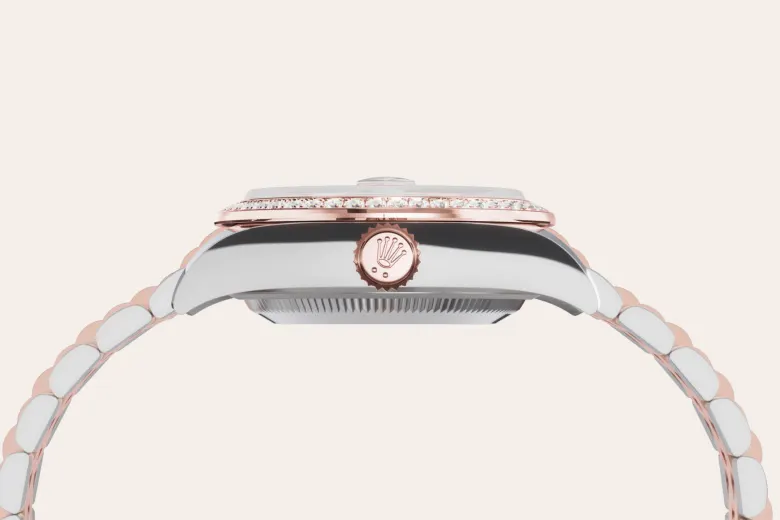 Rolex Lady-Datejust in Everose Rolesor - combination of Oystersteel and Everose gold, M279381RBR-0015 - Watch Palace