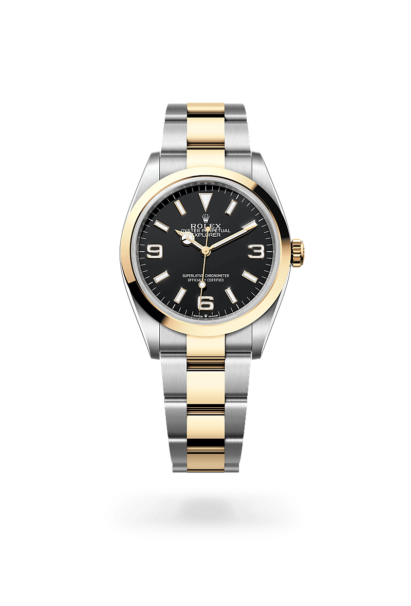 Rolex Explorer in Yellow Rolesor, M124273-0001 - Watch Palace