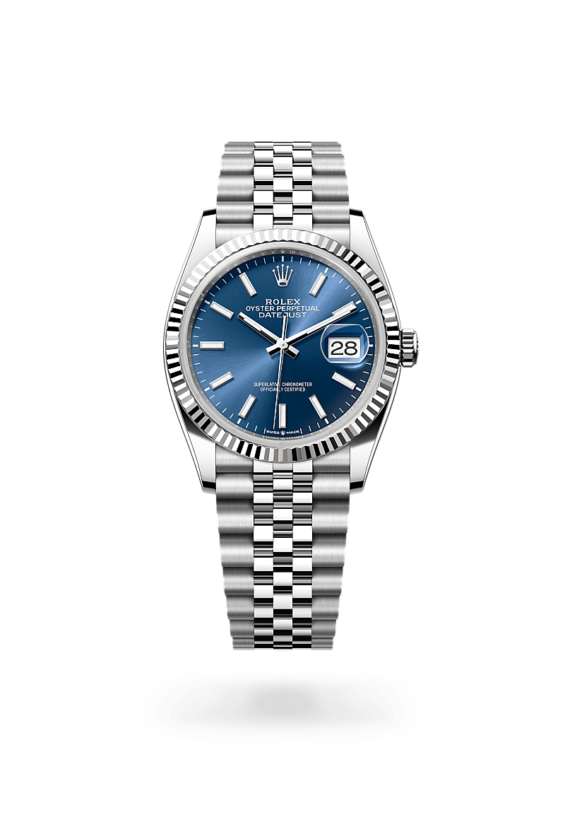 Rolex Datejust in White Rolesor, M126234-0017 - Watch Palace