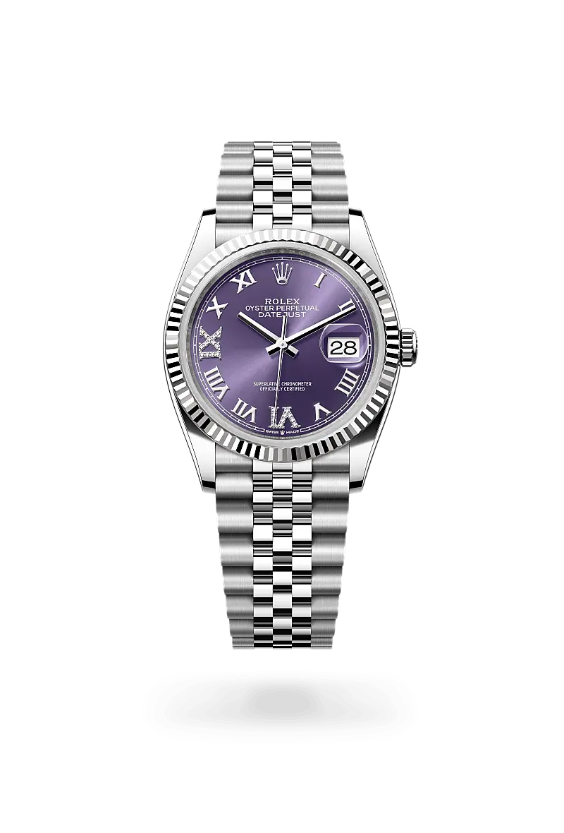 Rolex Datejust in White Rolesor, M126234-0021 - Watch Palace