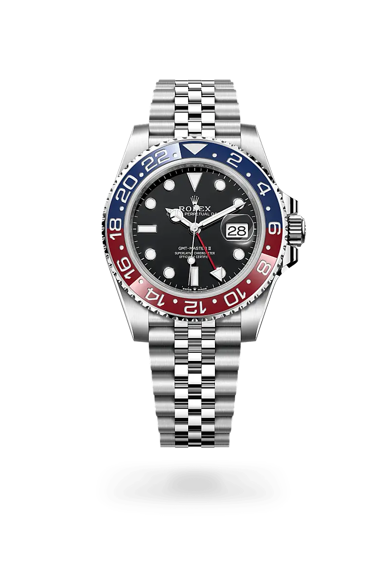 Rolex GMT-Master II in Oystersteel, M126710BLRO-0001 - Watch Palace