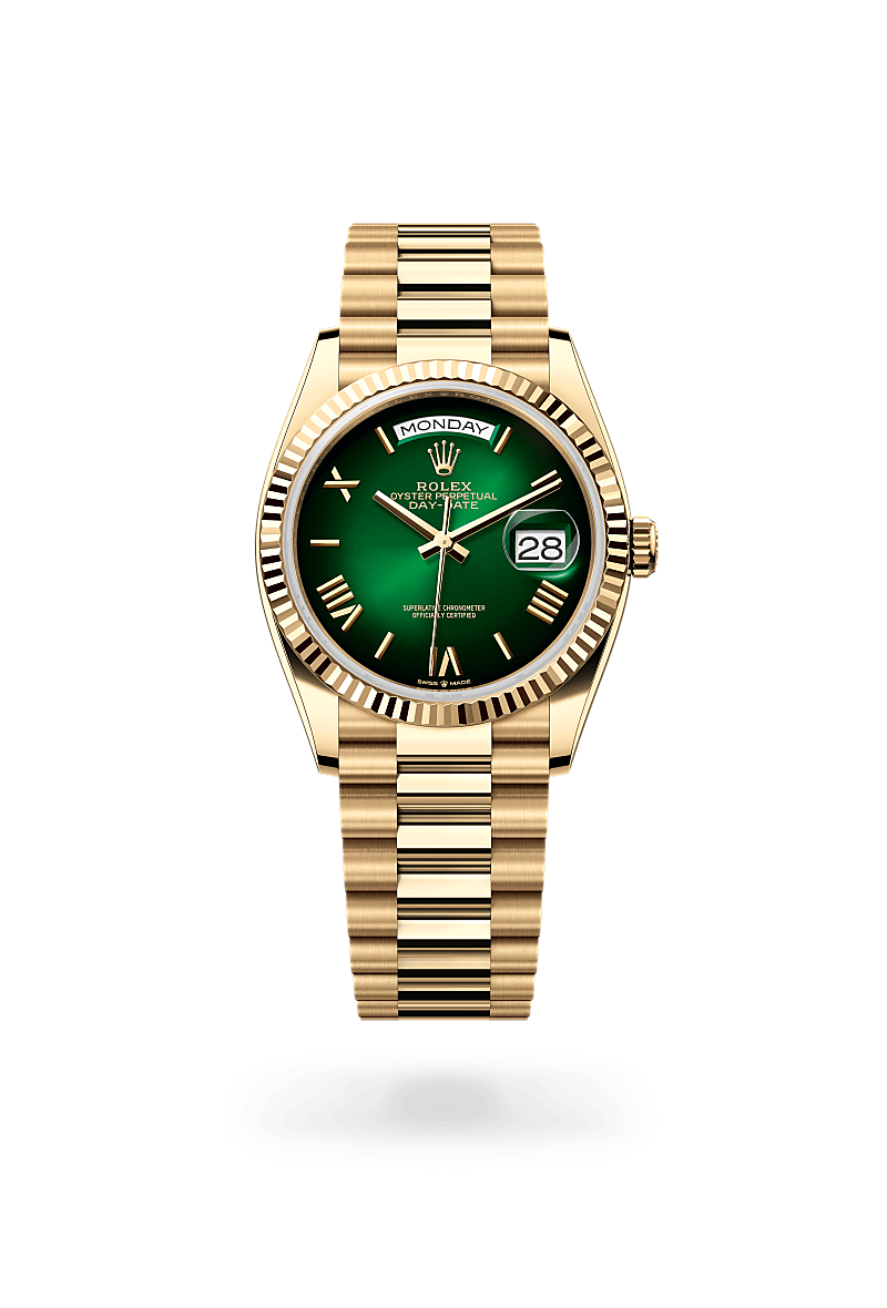 Rolex Day-Date in 18 ct yellow gold, M128238-0118 - Watch Palace