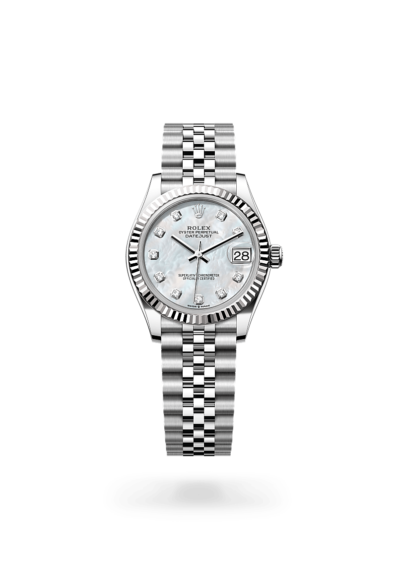 Rolex Datejust in White Rolesor, M278274-0006 - Watch Palace
