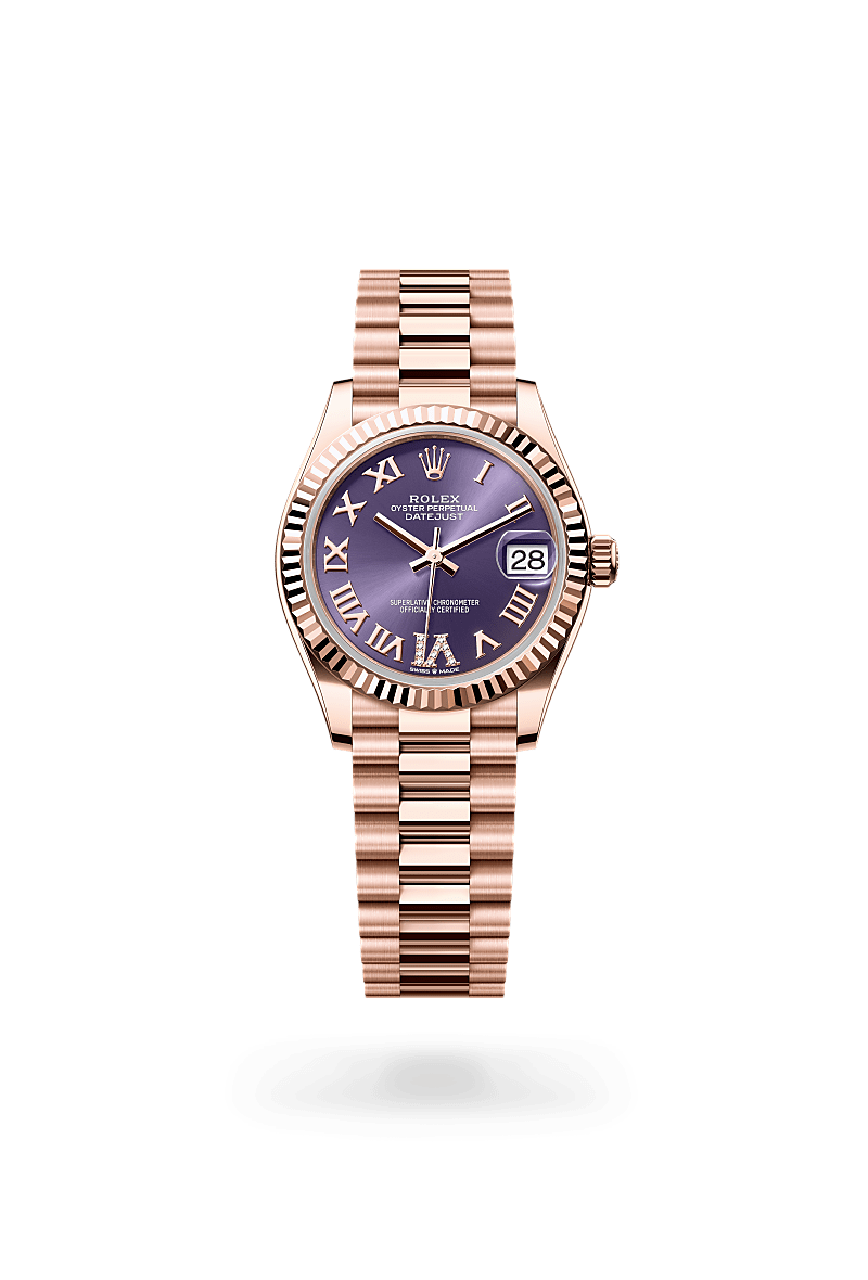 Rolex Datejust in 18 ct Everose gold, M278275-0029 - Watch Palace