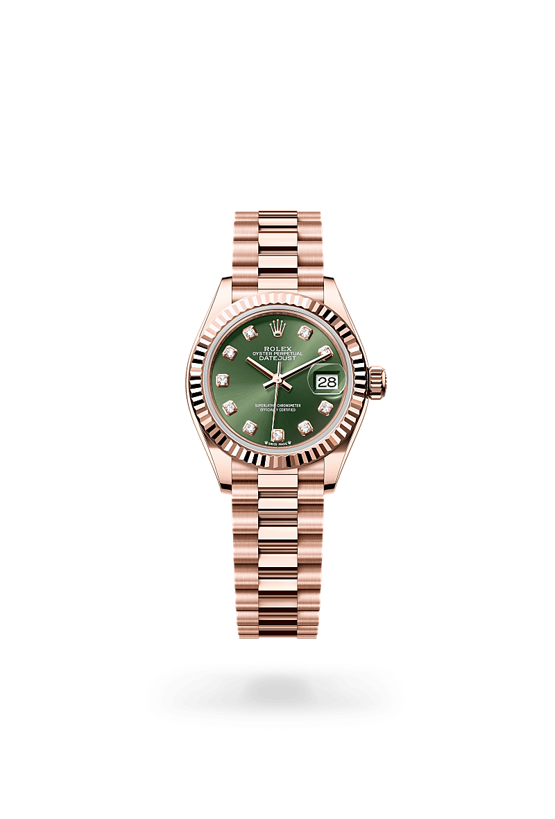 Rolex Lady-Datejust in 18 ct Everose gold, M279175-0009 - Watch Palace