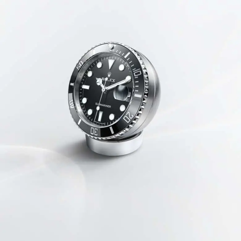 Rolex Submariner Date desck clock in Stainless steel, c909010ln-0001 at Watch Palace