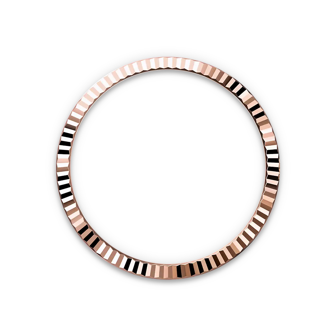 rolex datejust in everose rolesor, m126231-0020 - watch palace