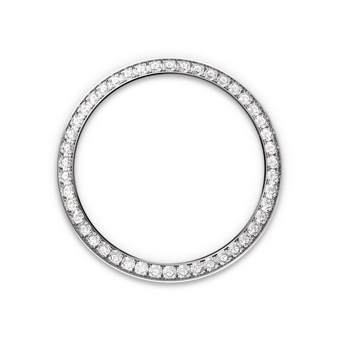 rolex datejust in 18 ct white gold, M278289RBR-0028- watch palace