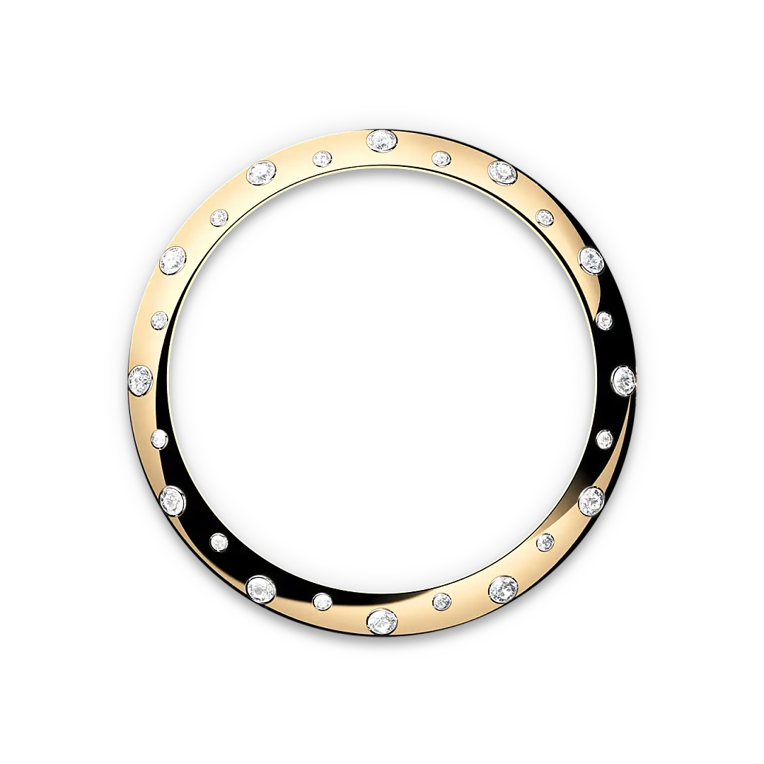 rolex datejust in yellow rolesor, m278343rbr-0015 - watch palace