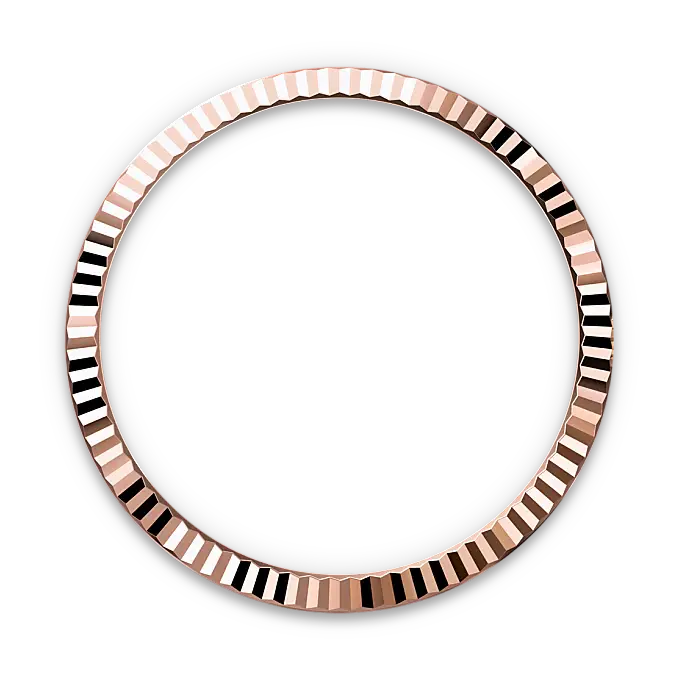 rolex datejust in everose rolesor, m126231-0053 - watch palace