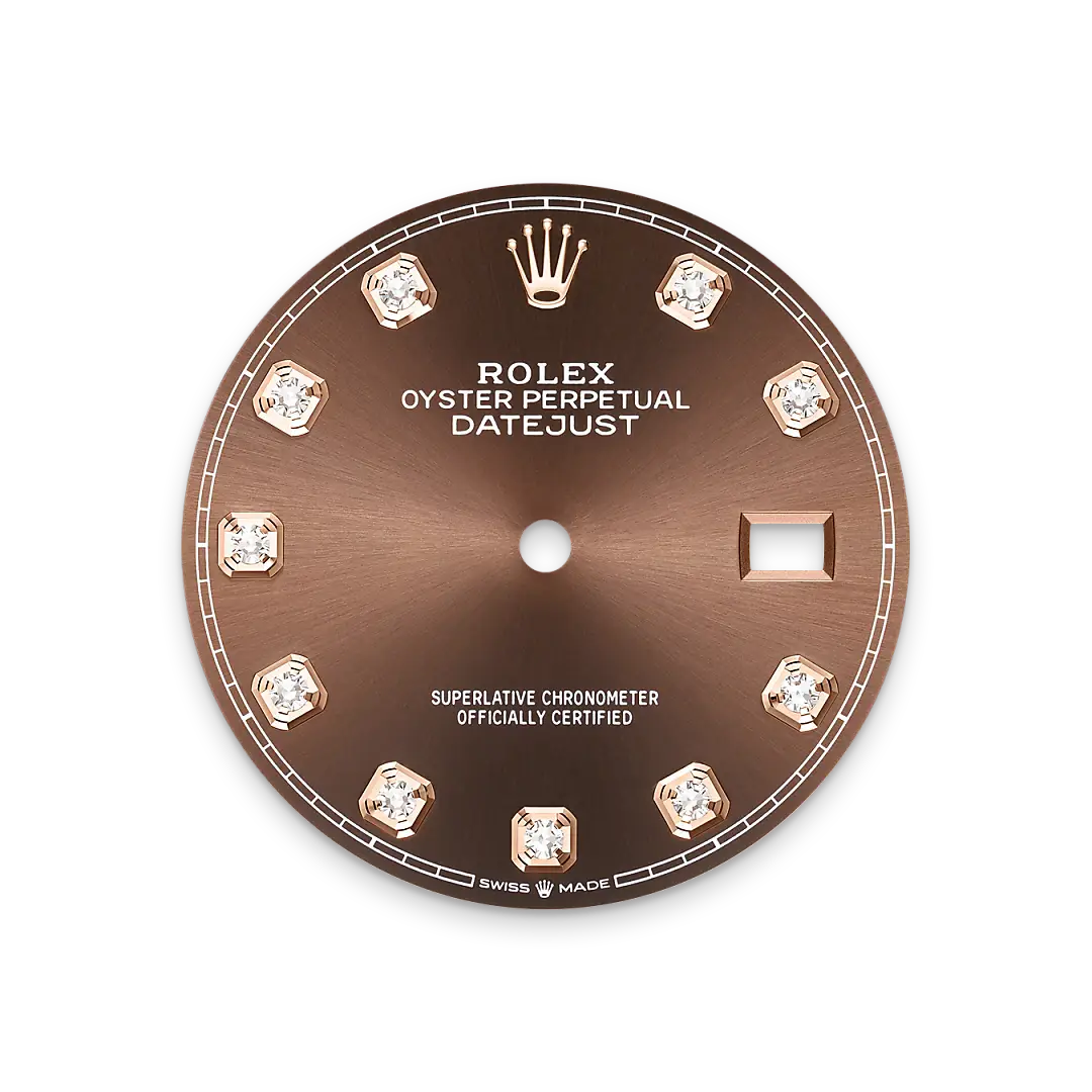 rolex datejust in everose rolesor, m126231-0053 - watch palace