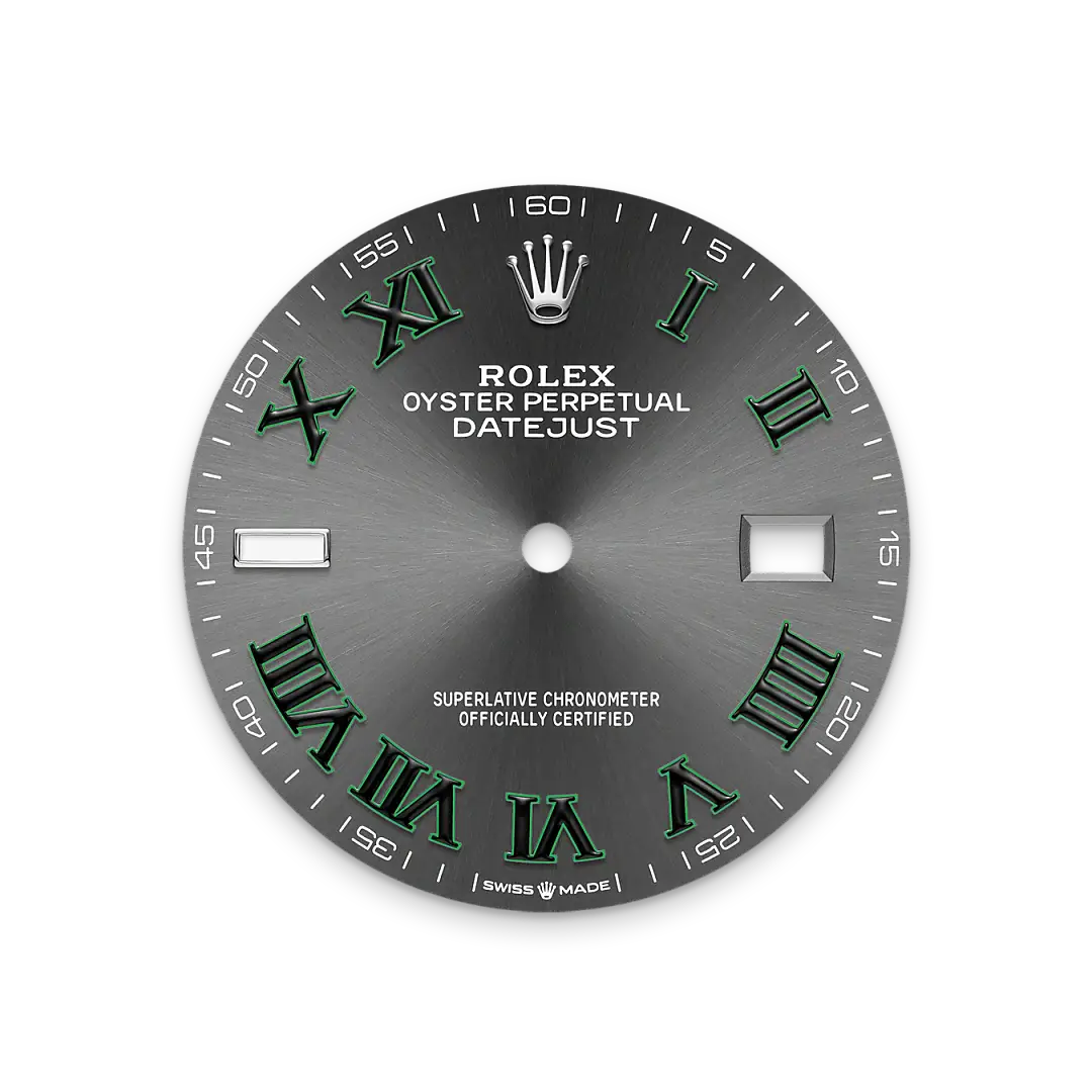rolex datejust in white rolesor, M126234-0045- watch palace