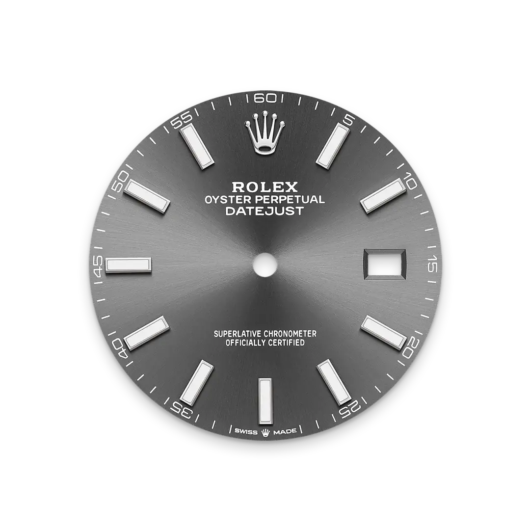 rolex datejust in white rolesor, m126334-0014 - watch palace