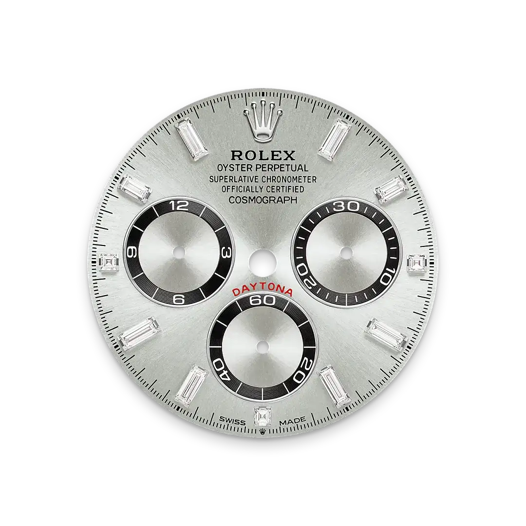rolex cosmograph daytona in 18 ct white gold with lugs set with diamonds, M126539TBR-0002- watch palace