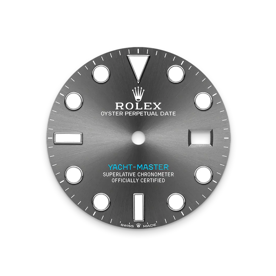 rolex yacht-master in rolesium, m126622-0001 - watch palace