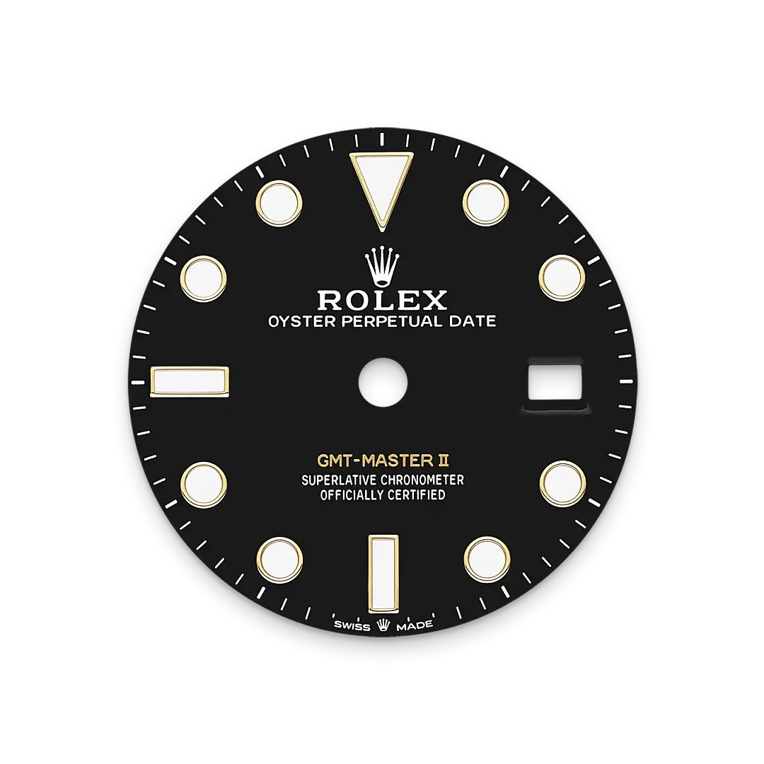 rolex gmt-master ii in 18 ct yellow gold, m126718grnr-0001 - watch palace