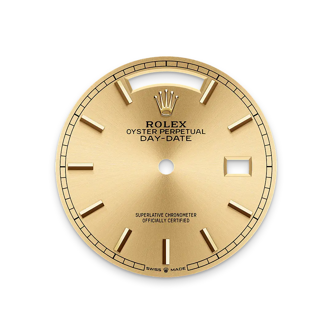 rolex day-date in 18 ct yellow gold, m128238-0045 - watch palace