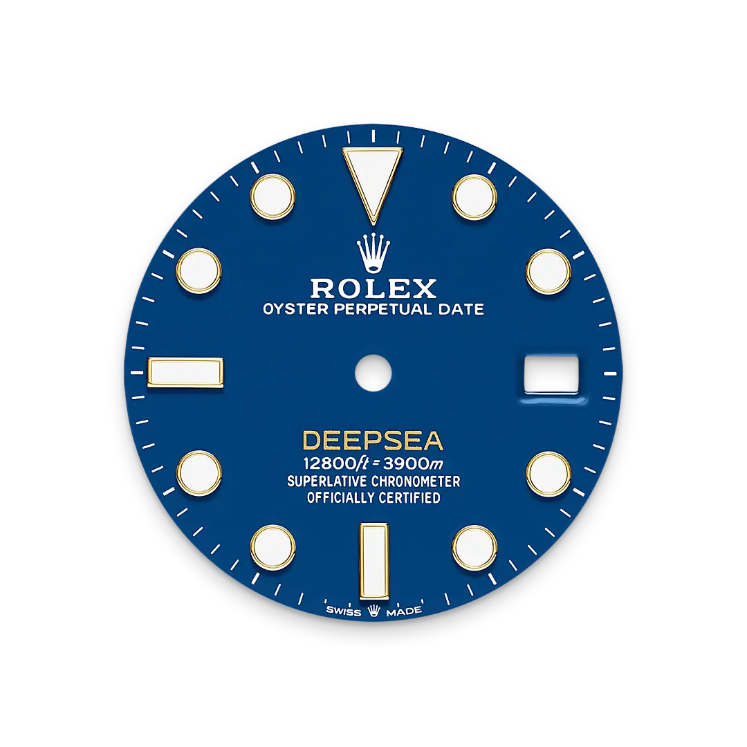 rolex deepsea in 18 ct yellow gold, m136668lb-0001 - watch palace
