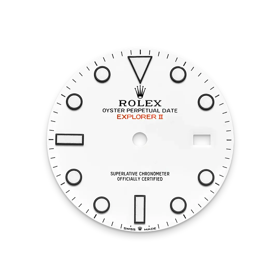 rolex explorer ii in oystersteel, m226570-0001 - watch palace