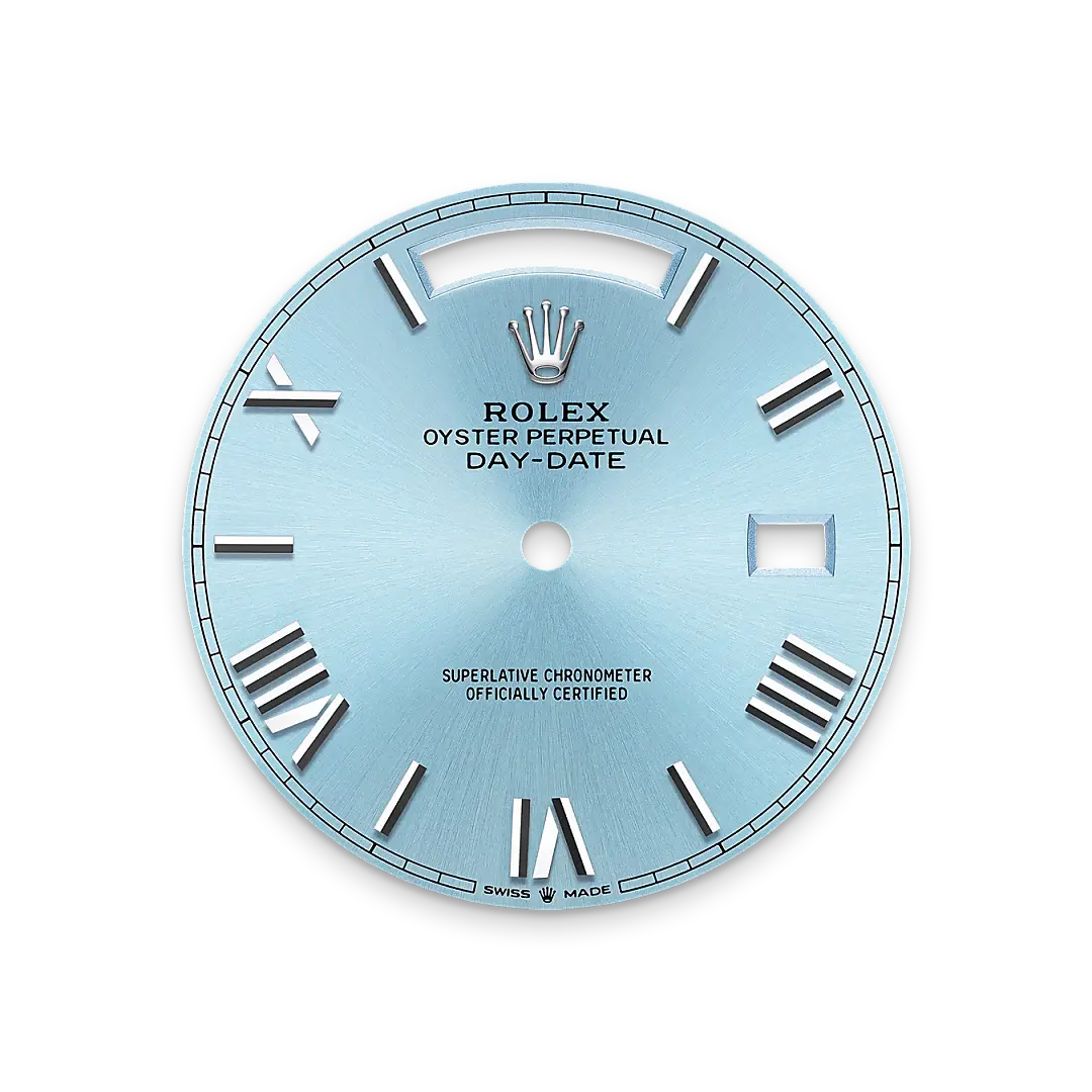 rolex day-date in platinum, M228236-0012- watch palace