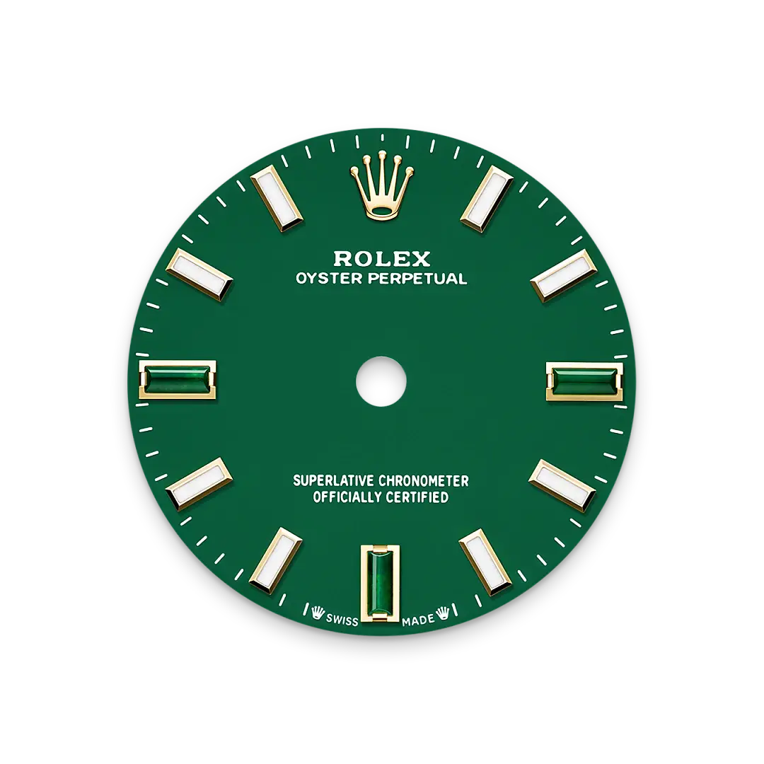 rolex oyster perpetual in 18 ct yellow gold, m276208-0002 - watch palace