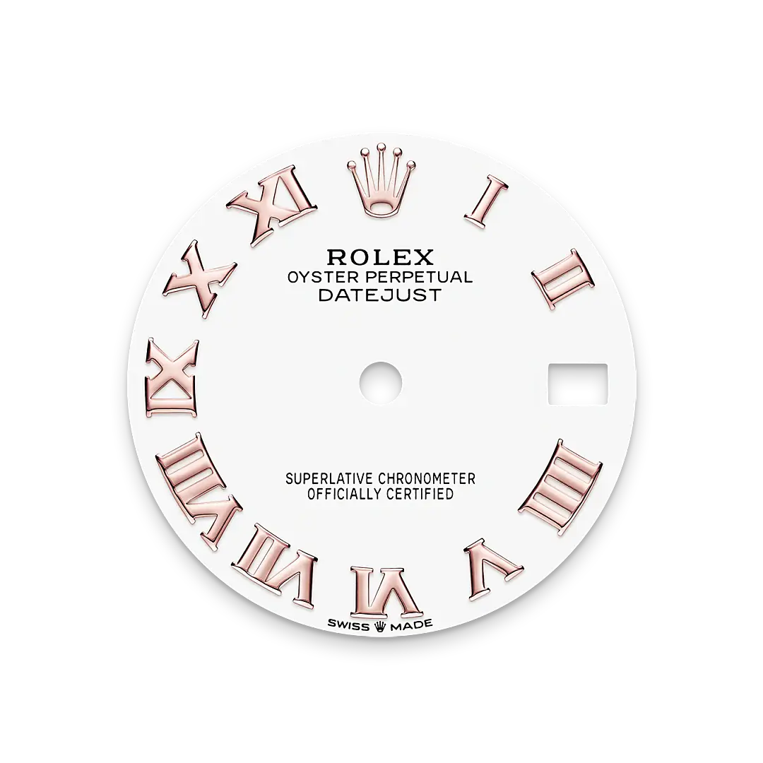 rolex datejust in everose rolesor, M278271-0002- watch palace