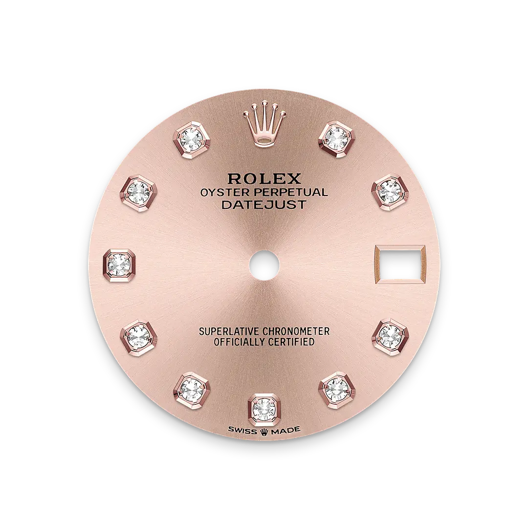 rolex datejust in everose rolesor, M278271-0024- watch palace