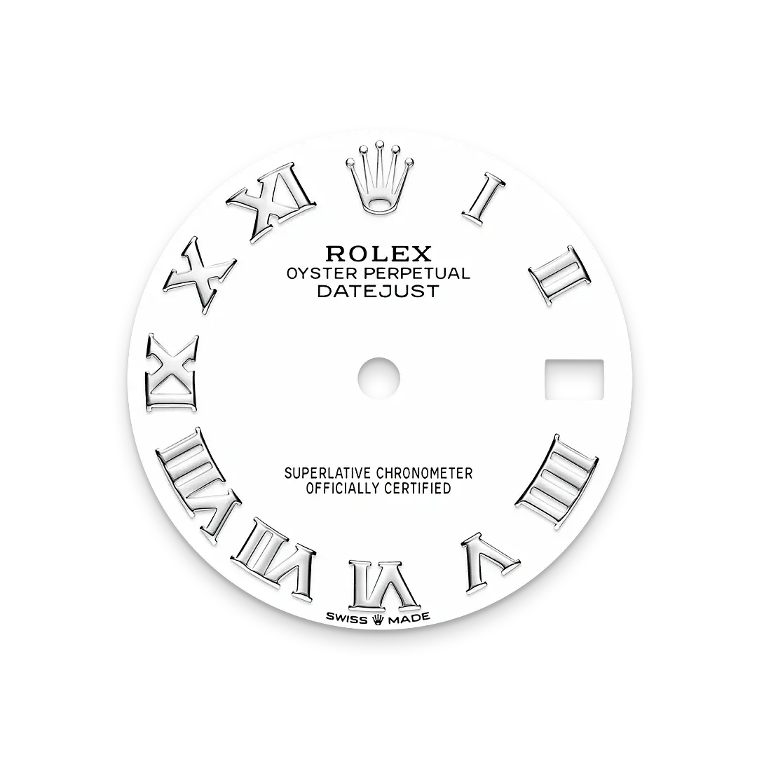 rolex datejust in white rolesor, M278274-0009- watch palace