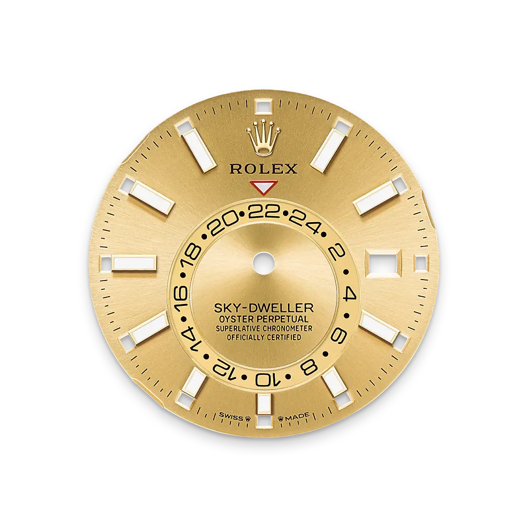 rolex sky-dweller in yellow rolesor, m336933-0001 - watch palace